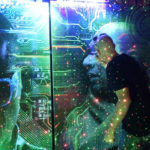 live action techno painting