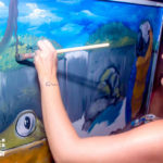 jungle live action painting