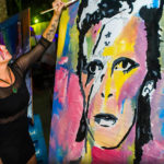 david bowie live painting